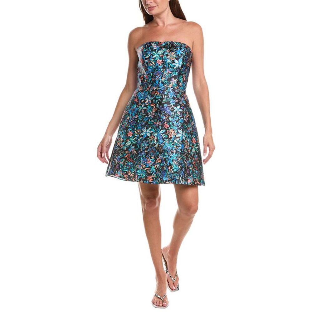 Rene Ruiz Womens  Mini Column Dress, Black